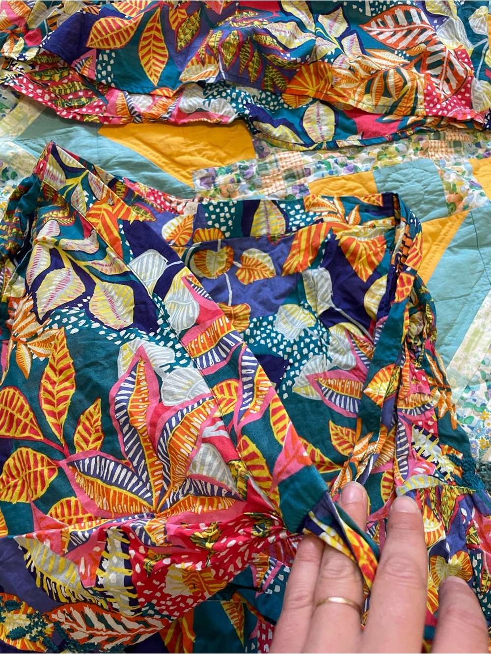Cynthia Rowley rainbow floral tropical tank and skirt set XL - Picture 4 of 9